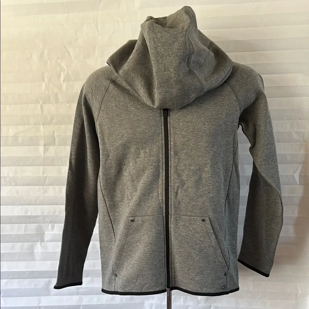GapFit Kids Gray Full Zip Hoodie Sweatshirt Size XXL Activewear